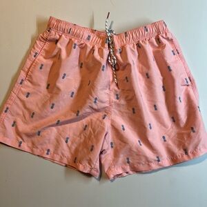 SHEIN Pineapple Swim Trunks